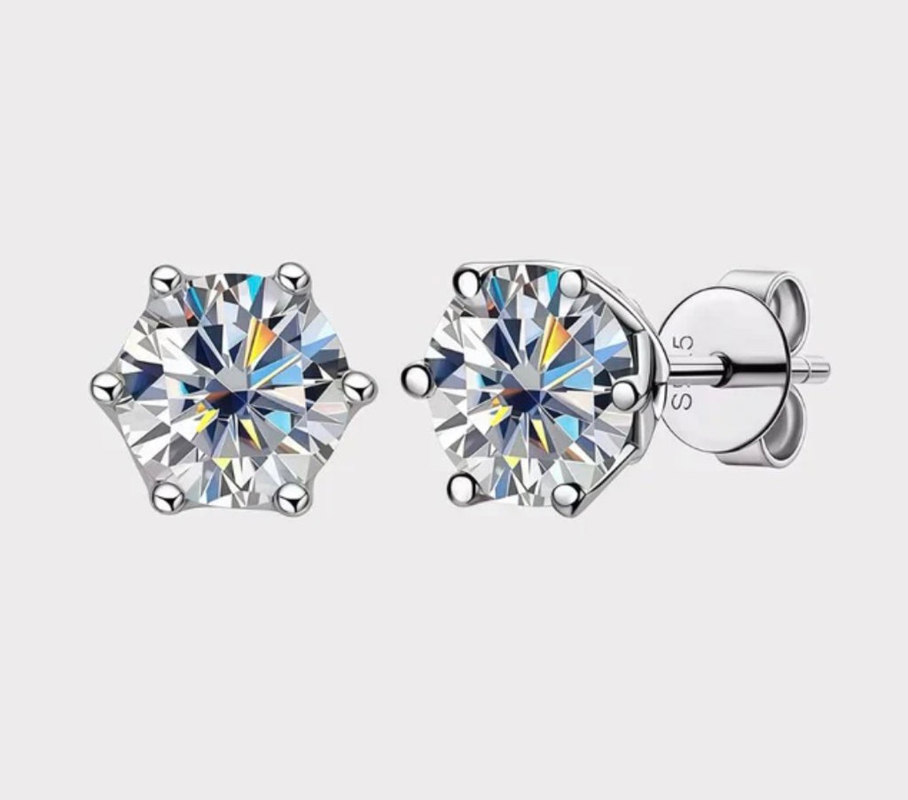 Moissanite earrings ￼