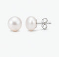 Pearl stud earrings